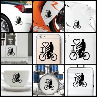 Adesivo Divertente 'I Love Dogging' Per Auto, Moto, Furgone - Sticker In Vinile Impermeabile 12,7x5,1cm