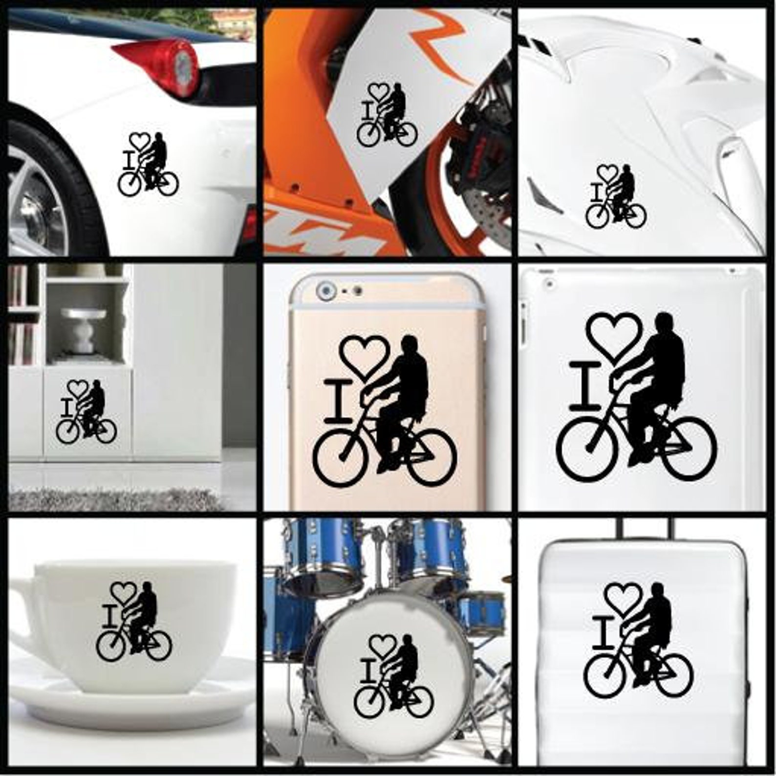 Adesivo Divertente 'I Love Dogging' Per Auto, Moto, Furgone - Sticker In Vinile Impermeabile 12,7x5,1cm