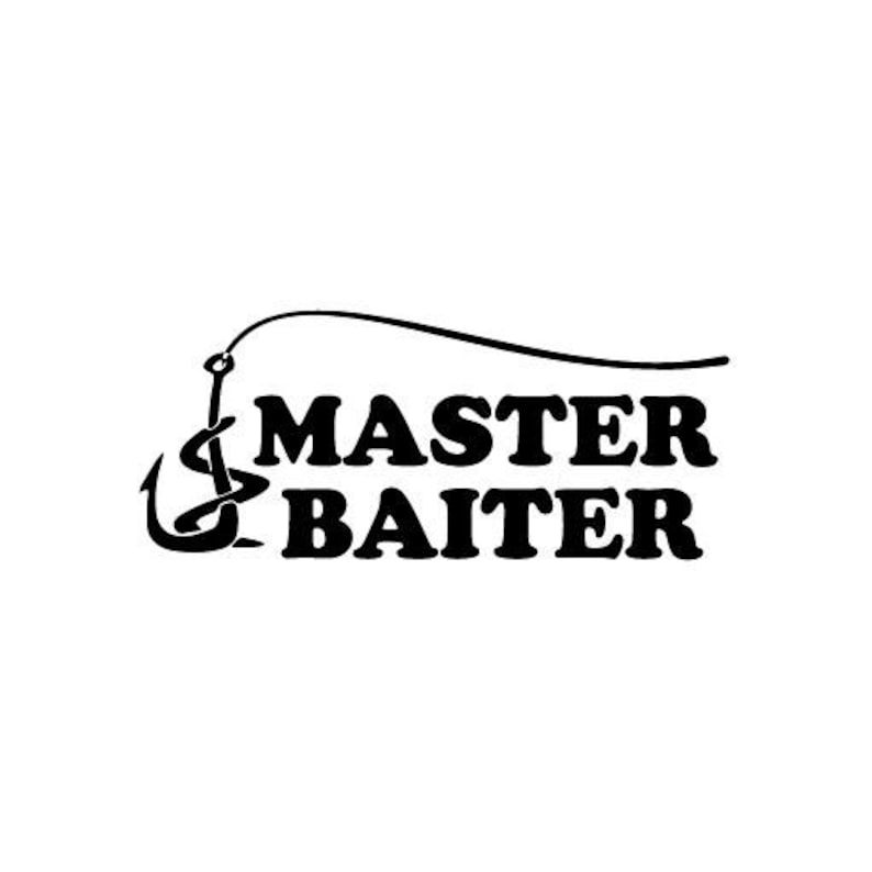 iPhone Car iPad Master Baiter Expert Skill Vinyl Decal Sticker for Wall Macbook Bike Helmet Laptop