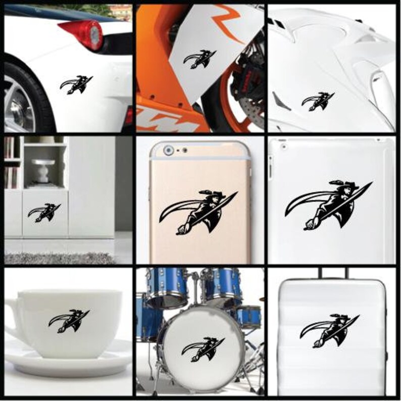 Cavalier Mascot - Vinyl Decal Sticker for Wall, Car, Bike, Iphone, Ipad ...