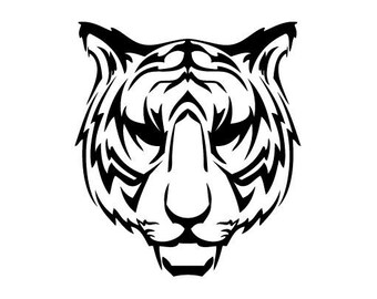 Tiger Calm - Pegatina de calcomanía de vinilo para pared, coche, bicicleta, iPhone, iPad, Macbook, ordenador portátil, casco