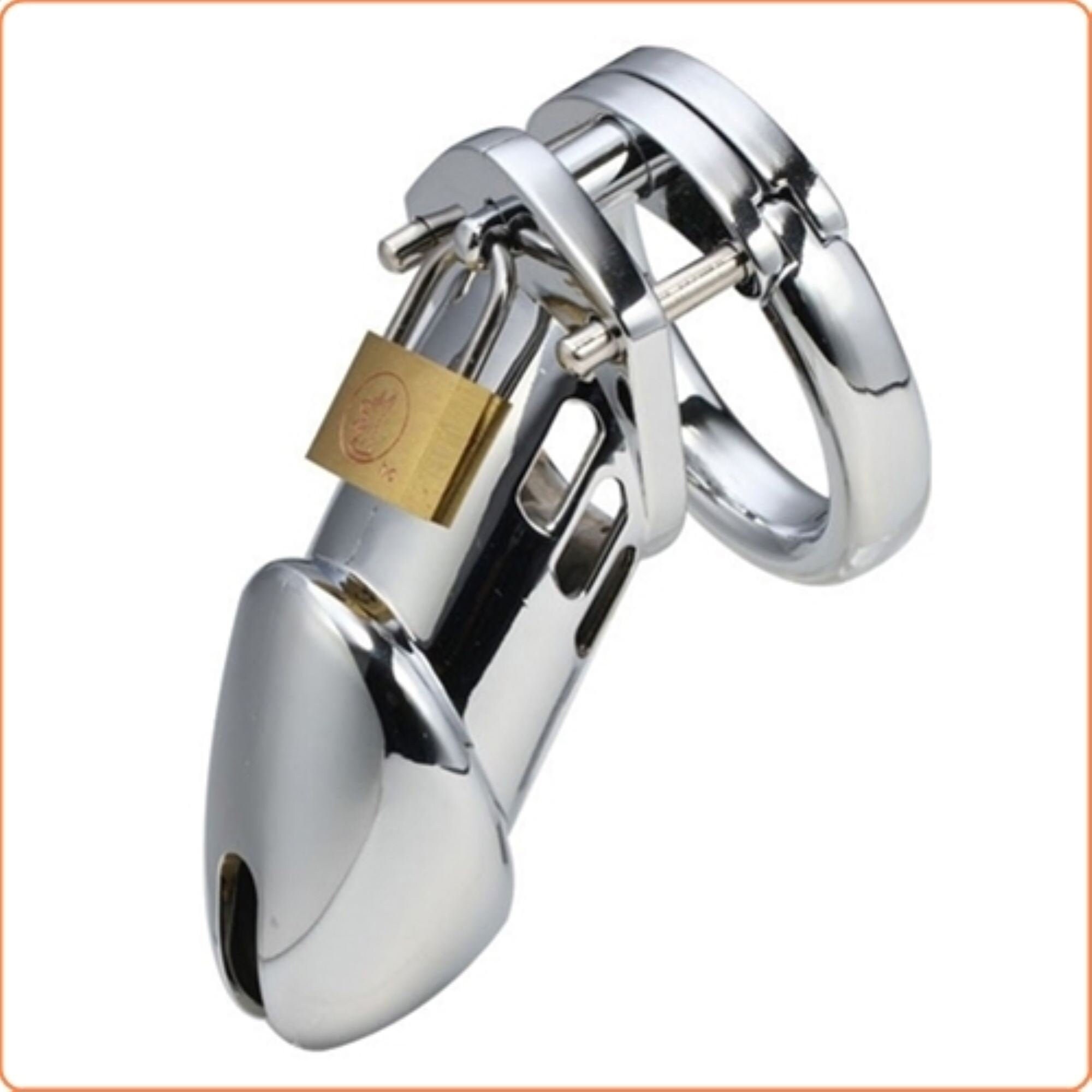 Handmade Chrome Metal cb6000 Male Chastity Cage Etsy