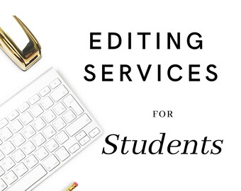 Editing Services for Students (up to 900 words)
