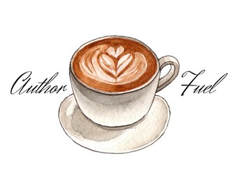 Author Fuel - Digital Sticker, Clip Art, Digital Art