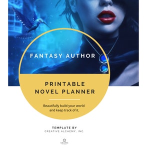 Printable Planner: Fantasy Author Novel Writing