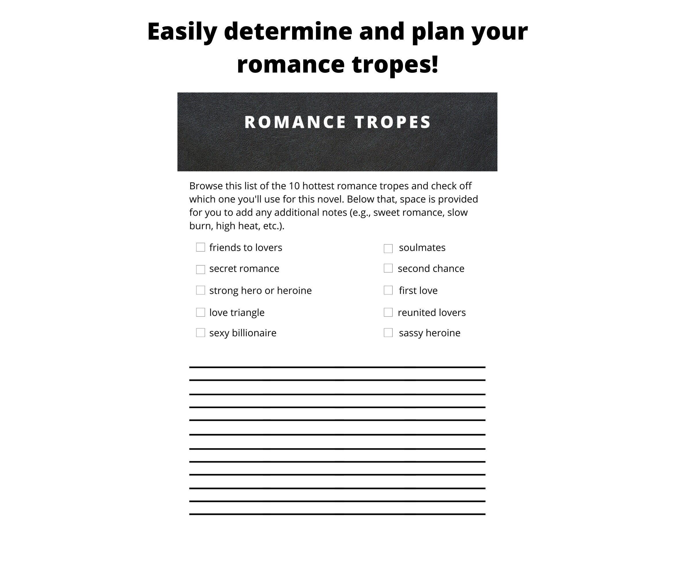 Printable Planner: Romance Author - Etsy