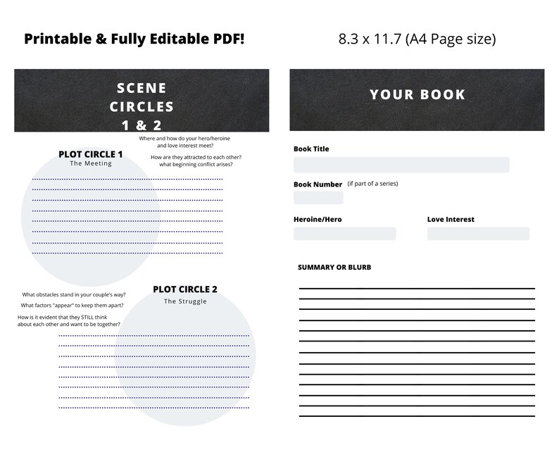 Printable Planner: Romance Author - Etsy