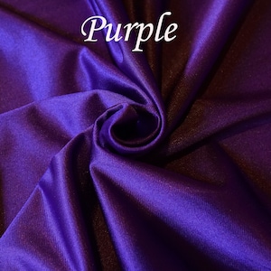 PURPLE Aerial Silks Fabric 108" wide no-stretch Tricot for Aerial Dance, Aerial Tissue, Aerial Yoga