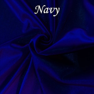 NAVY Aerial Silks Fabric 108&quot; wide no-stretch Tricot for Aerial Dance, Aerial Tissue, Aerial Yoga