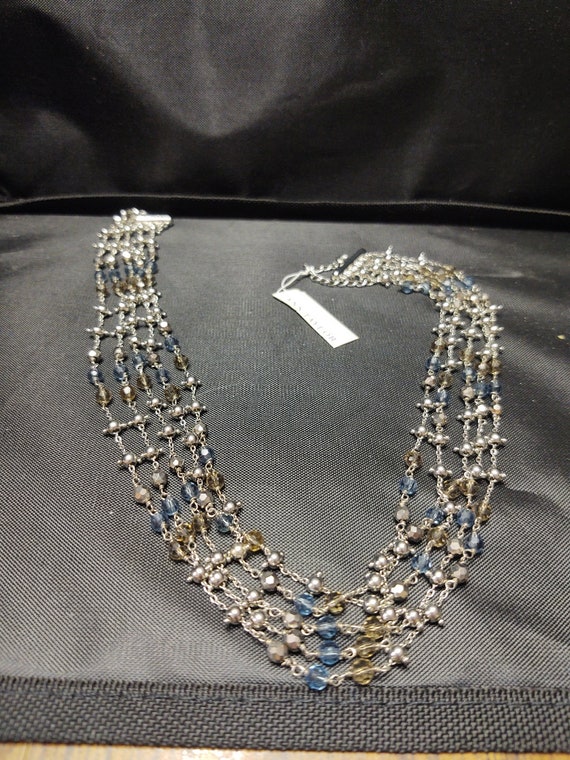 Ann Taylor Multi Strand Necklace 18" - image 5