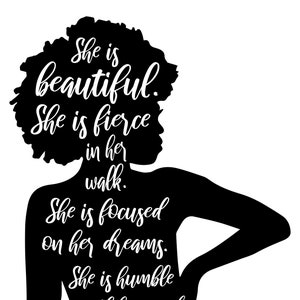 黒人女性 SVG、ブラック ガール マジック SVG、ボス レディ SVG、ブラック ライブズ マター、強い女性、ディーバ、激しい、T シャツ、カット ファイル Cricut、シルエット