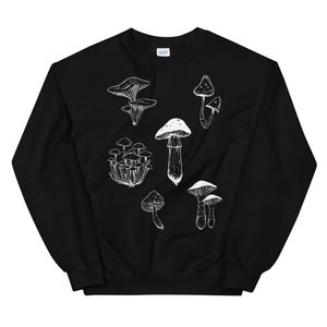Women's Organic - Sweatshirt | Sustainable Sweatshirt | Mushroom Sweatshirt | Japanese mushroom Sweatshirt