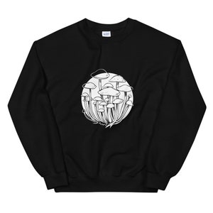 Women's Organic - Sweatshirt | Sustainable Sweatshirt | Mushroom Sweatshirt | Japanese mushroom Sweatshirt
