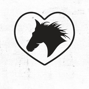 Horse heart SVG, Horse Split Name Frame SVG, Horse Monogram Cut File. Horse love svg clip art, Horse head svg