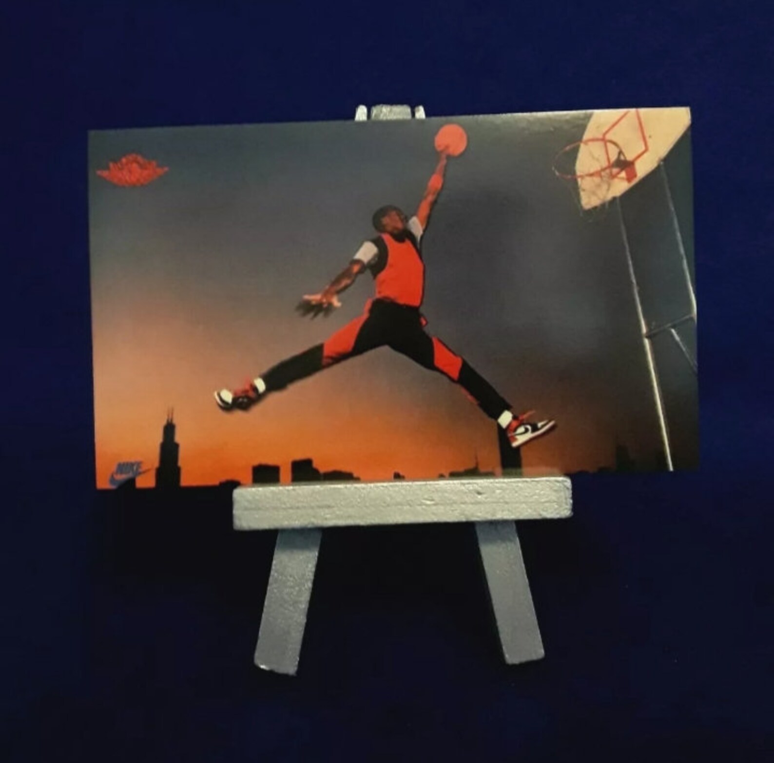 1985 nike promo michael jordan card