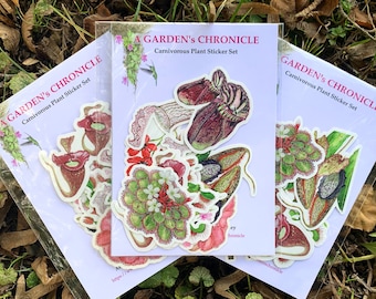 Carnivorous Plants Sticker Set