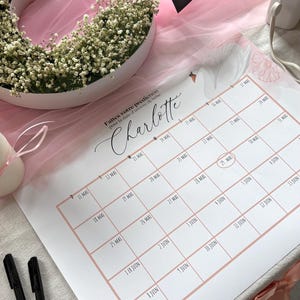 Baby birth date prediction calendar