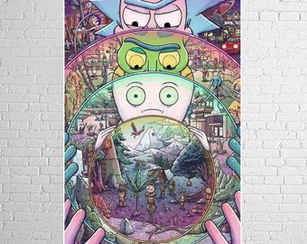 11x17 13x19 NEW Rick and Morty Art Collage Poster All Characters