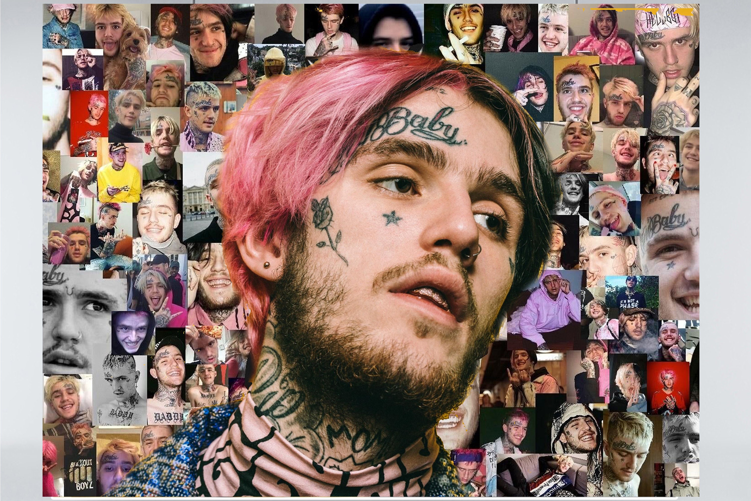 Lil Peep Collage Poster Print.