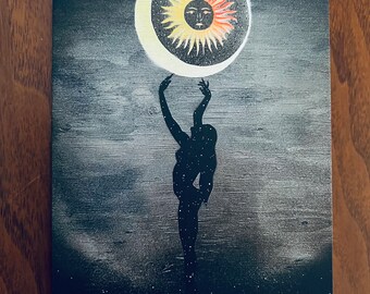 Solstice Goddess Greeting Card