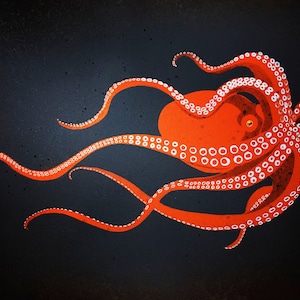 Giant Pacific Octopus Print
