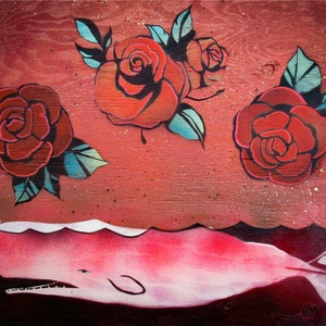 Sperm Whale Rose Spout