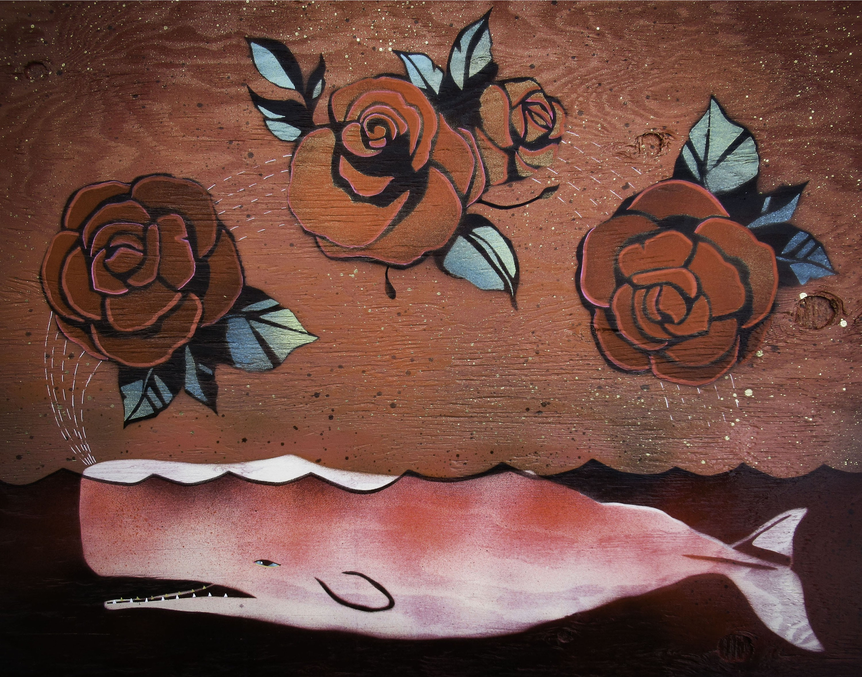 Sperm Whale Rose Spout