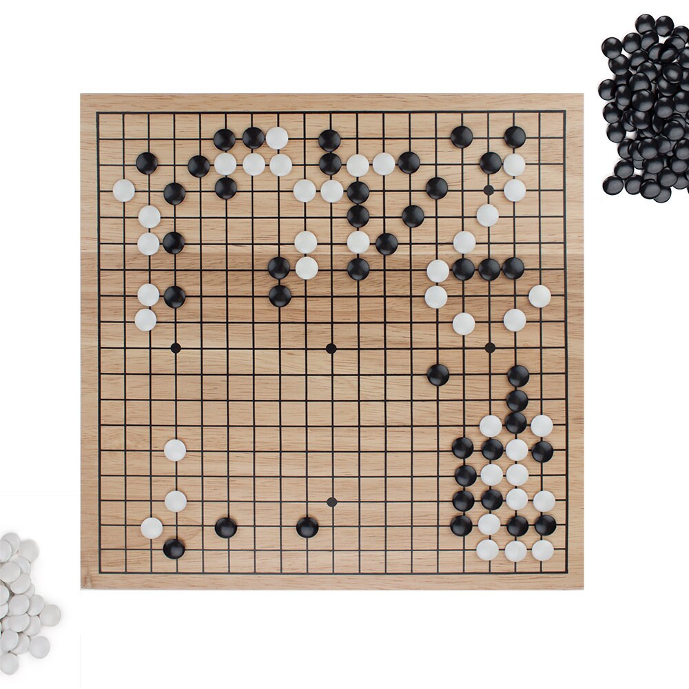 Jeu de Go Set avec planche en bois massif Etsy