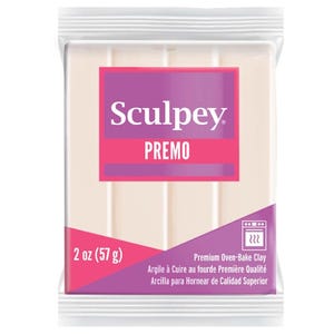 Sculpey Premo Clay - White Translucent 2oz
