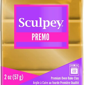 Premo Sculpey Polymer Clay 18K Gold Color