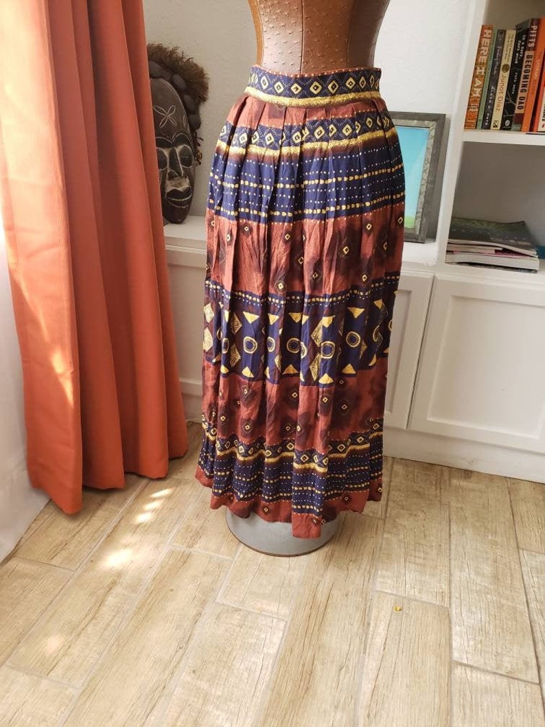 S--Pleated Vintage Earthy Shirt