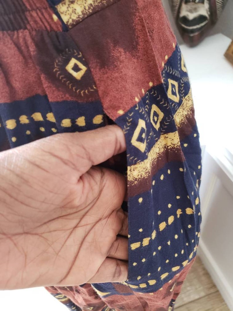 S--Pleated Vintage Earthy Shirt