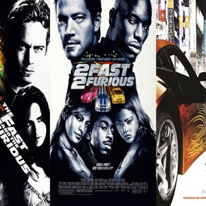 Free Same Day Shipping All Fast and Furious Borderless 11x17 Posters 1-10 You Choose!