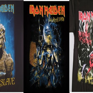 Free Same Day Shipping Brand New IRON MAIDEN Shirts 3 To Choose From!