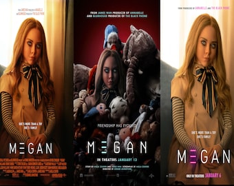 M3GAN / Megan 2023 Movie Poster Print, Megan Dance Scene - Etsy