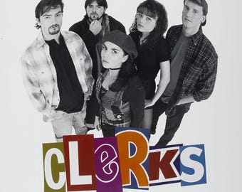 Free Same Day Shipping CLERKS Kevin Smith Borderless 11x17 Poster