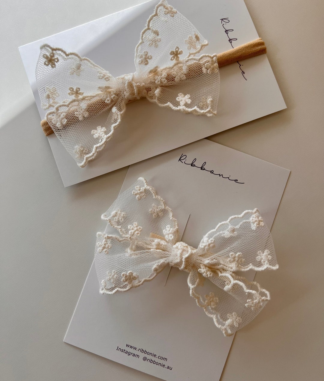 Girls Flower Lace Bow,ella Lace Bow CLIP, Toddler Lace Bow Clip, Baby