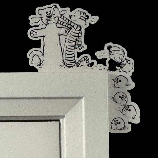 Wieszak na drzwi Calvin i Hobbes