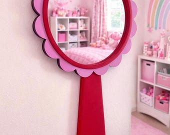 Large Scalloped Mirror