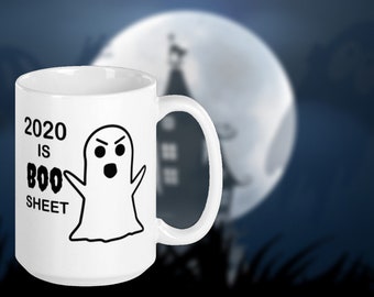 2020 Is Boo Sheet Halloween Kaffeetasse