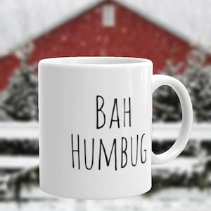 Bah Humbug Scrooge Coffee Mug