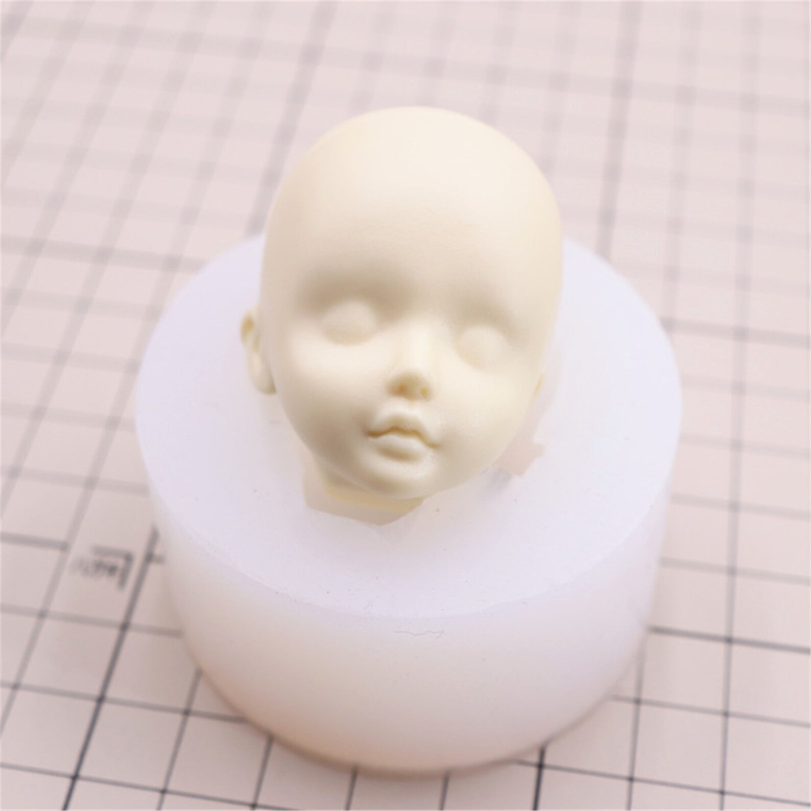 Ultralight Clay Face Mold BJD Silicone Face Mold Stone Etsy
