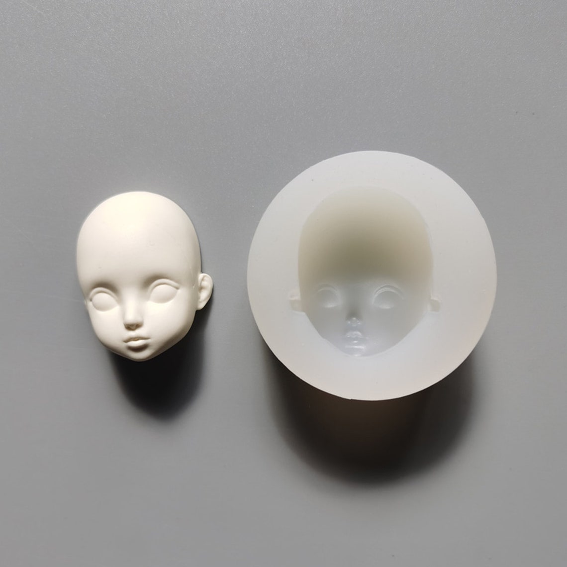 Human Face Mold Cute Face Mold DIY Doll Face Mold Face Etsy