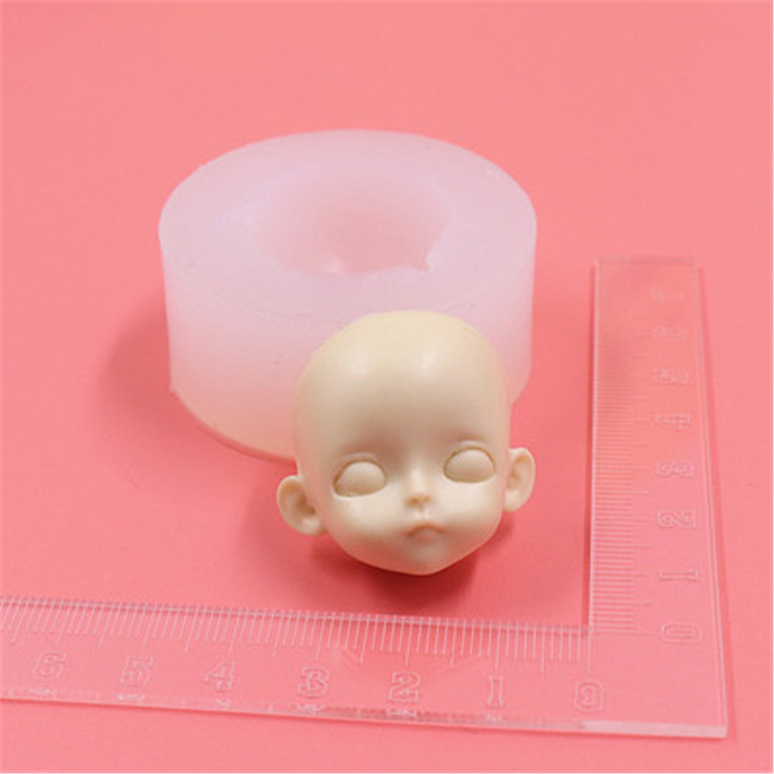 Ultralight Clay Face Mold Face Mold DIY Doll Face Mold Etsy