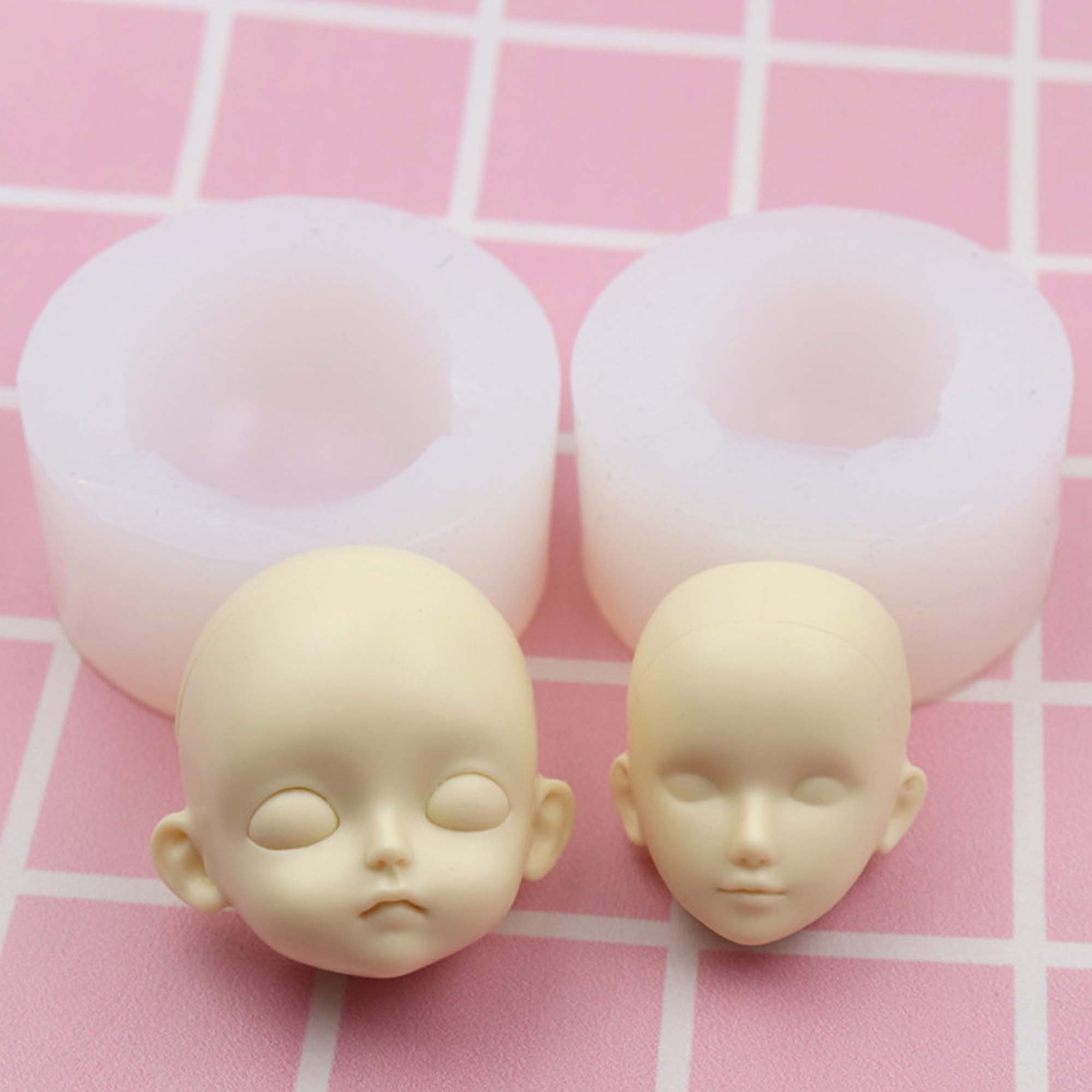 Ultra-light Clay Face Mold Face Mold Silicone Epoxy Doll - Etsy