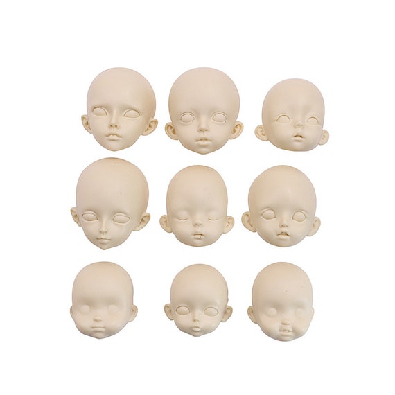 Doll face molds for cheap clay