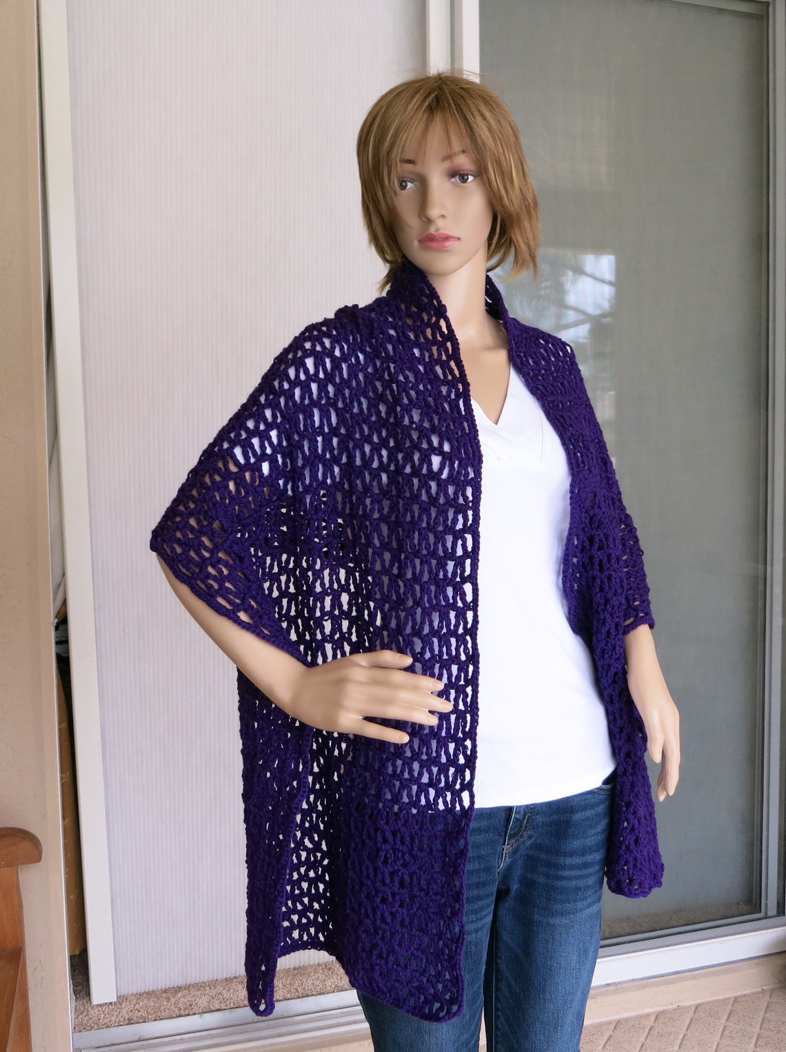shawl purple