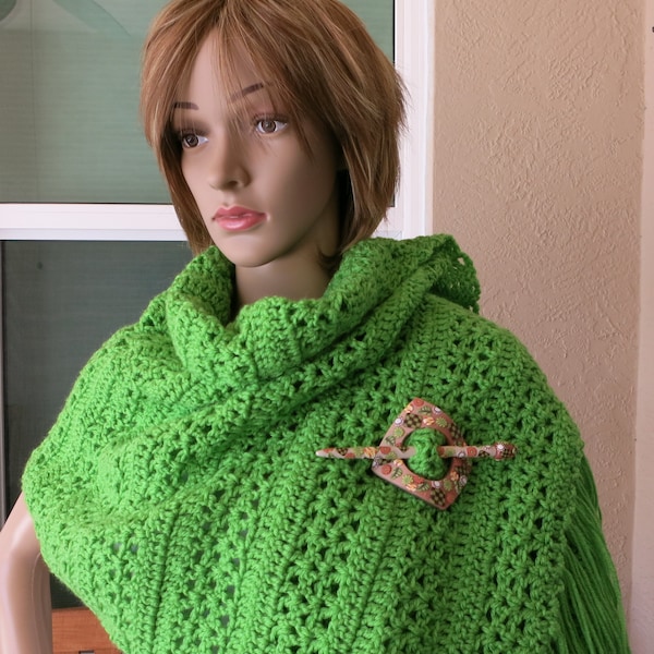 Comfort Shawl Prayer Wrap Rectangular Fringes Crochet Acrylic Yarn Warm Washable Fashion Accessory Bereavement Encouragement Gift for Her