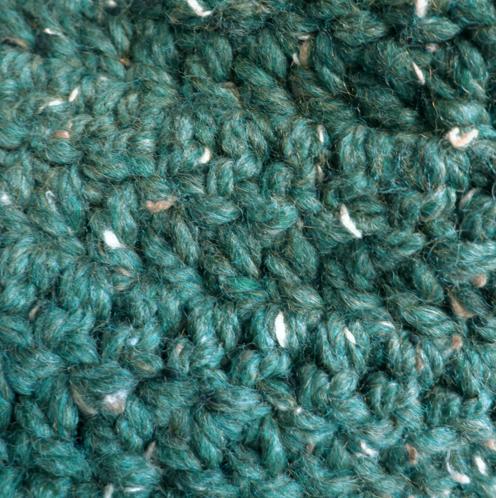 Wool Blend Chunky Unisex Cowl Dark Green Fleck Super Bulky Etsy