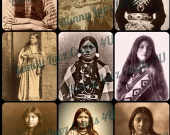 Native-American Ephemera Photographs Instant Download